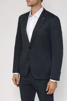 Однобортный пиджак в клетку Strellson