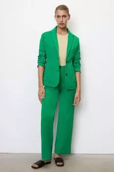 Однобортный жакет с накладными карманами Marc O'Polo