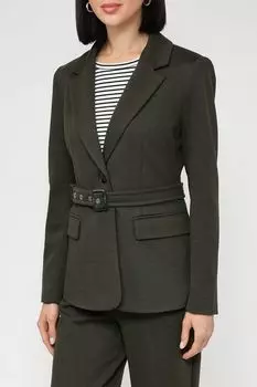 Однобортный жакет с поясом Auranna