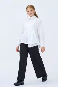 Однотонная блузка свободного кроя SMENA