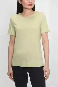 Однотонная футболка Comma