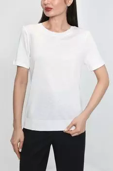 Однотонная футболка Comma