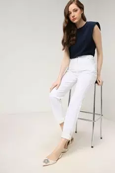 Однотонная футболка из хлопка BELUCCI