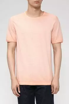 Однотонная футболка из хлопка Cinque