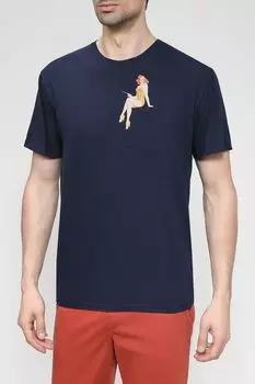 Однотонная футболка с карманом Bomboogie