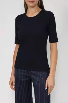 Однотонная футболка с О-вырезом Esprit Casual