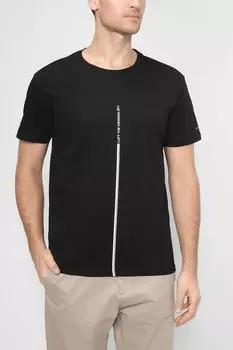 Однотонная футболка с принтом Loft