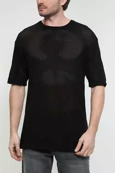 Однотонная футболка с принтом Loft