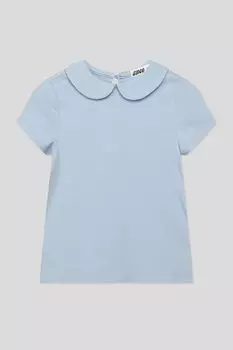 Однотонная футболка с воротником Питер Пэн GIOCO