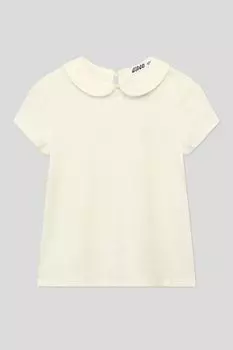 Однотонная футболка с воротником Питер Пэн GIOCO