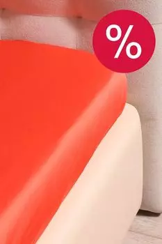 Однотонная хлопковая простыня Bassetti