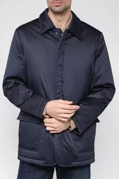 Однотонная куртка с накладными карманами CUDGI