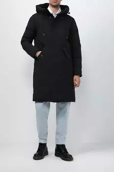 Однотонная парка с капюшоном MARCO DI RADI