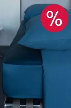 Однотонная простыня из сатина Mollen