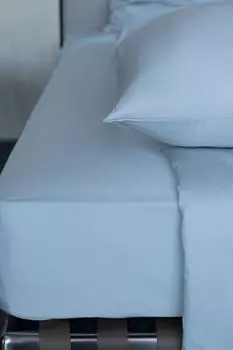 Однотонная простыня из сатина Mollen