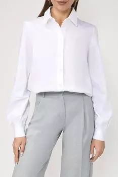 Однотонная рубашка из хлопка BELUCCI