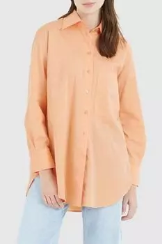 Однотонная рубашка из хлопка Marc Aurel