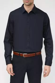 Однотонная рубашка прямого кроя D.Molina