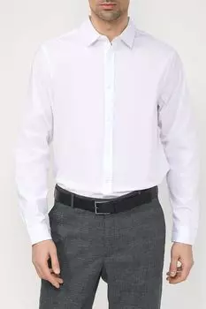 Однотонная рубашка прямого кроя D.Molina