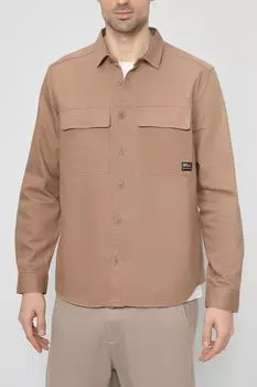 Однотонная рубашка с накладными карманами Loft