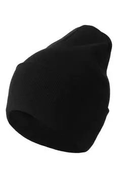 Однотонная шапка бини с добавлением хлопка Panda&Elephant