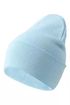 Однотонная шапка бини с добавлением хлопка Panda&Elephant