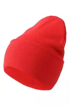 Однотонная шапка бини с добавлением хлопка Panda&Elephant