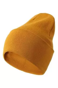 Однотонная шапка бини с добавлением хлопка Panda&Elephant