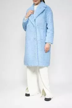 Однотонная шуба из экомеха BELUCCI