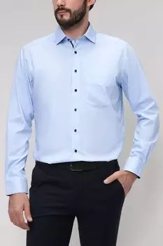 Однотонная сорочка из хлопка Olymp