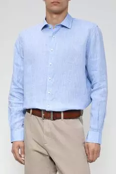 Однотонная сорочка из льна Cinque