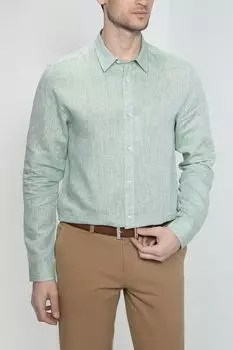 Однотонная сорочка из льна D.Molina