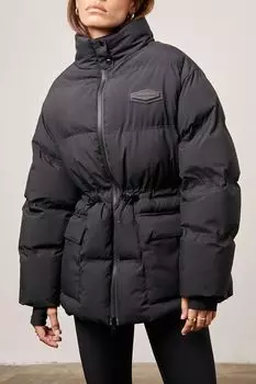 Однотонная стеганая куртка на кулиске The Couture Club