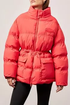 Однотонная стеганая куртка на кулиске The Couture Club