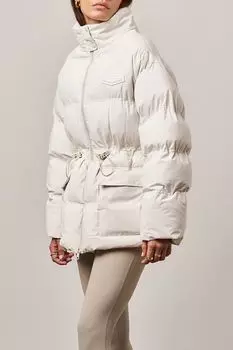 Однотонная стеганая куртка на кулиске The Couture Club