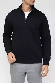 Однотонная толстовка с воротником на молнии D.Molina