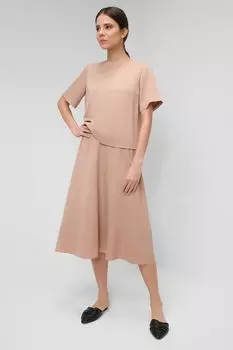 Однотонная юбка миди SABRINA SCALA