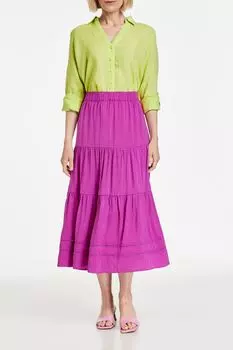 Однотонная юбка с воланами Gerry Weber Edition