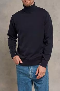 Однотонная водолазка из хлопка DTMD