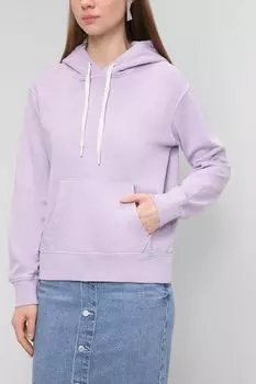 Однотонное худи из хлопка Esprit Casual