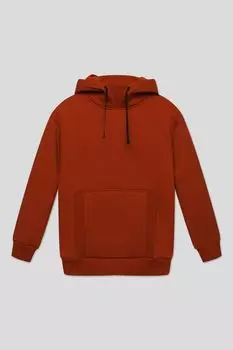 Однотонное худи с принтом Silver Spoon Life