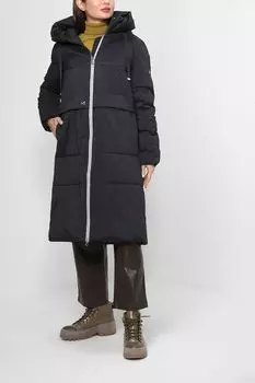 Однотонное пальто на молнии AVI