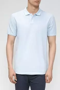 Однотонное поло из хлопка Cinque