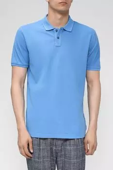 Однотонное поло из хлопка Cinque