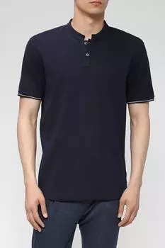 Однотонное поло из хлопка Cinque