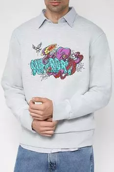 Однотонное свитшот с принтом Superdry