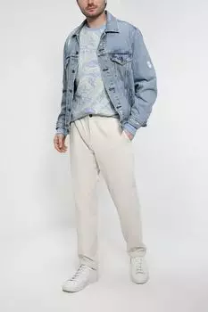 Однотонные брюки из хлопка Blend