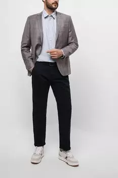 Однотонные брюки из хлопка Esprit Casual