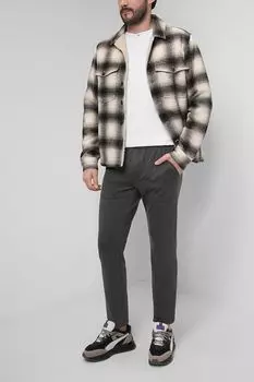 Однотонные брюки из хлопка Tommy Hilfiger