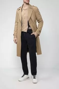 Однотонные брюки из льна Strellson